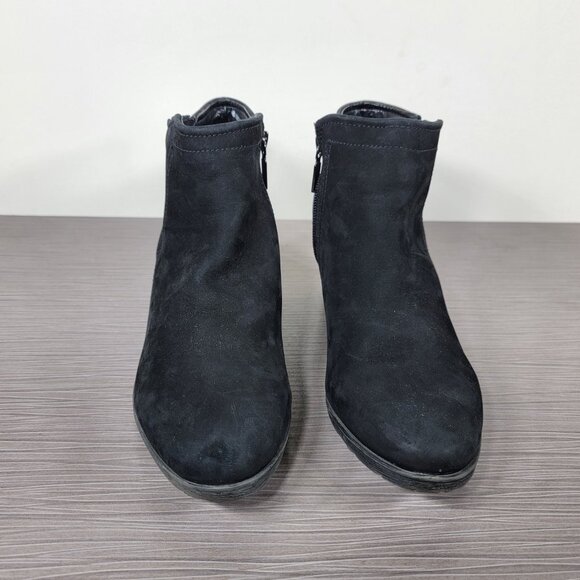Blondo Valli Waterproof Bootie, Black Nubuck, Womens Size 8 M - Picture 2 of 13